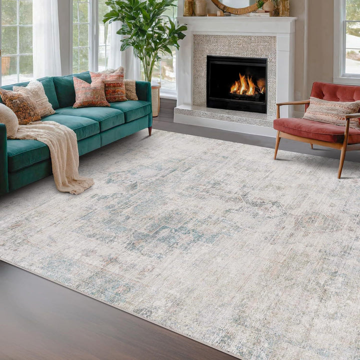 Vintage Inspired Worn Carpet