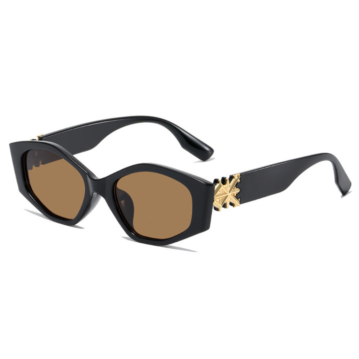 Women's geometric sunglasses with luxurious detail Bowlift