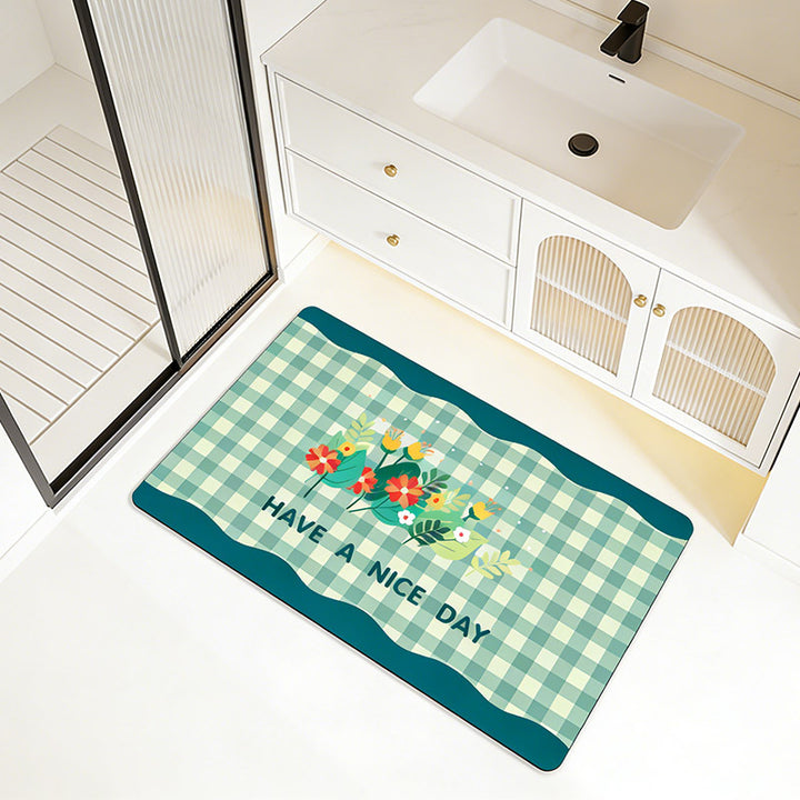 Charming Decorative Bath Mat Bowlift