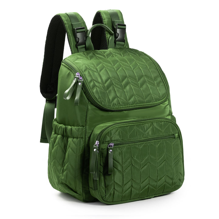 Multi-Functional Quilted Backpack Bowlift