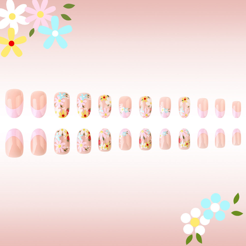 Floral Design Gel Nail Art Set Bowlift