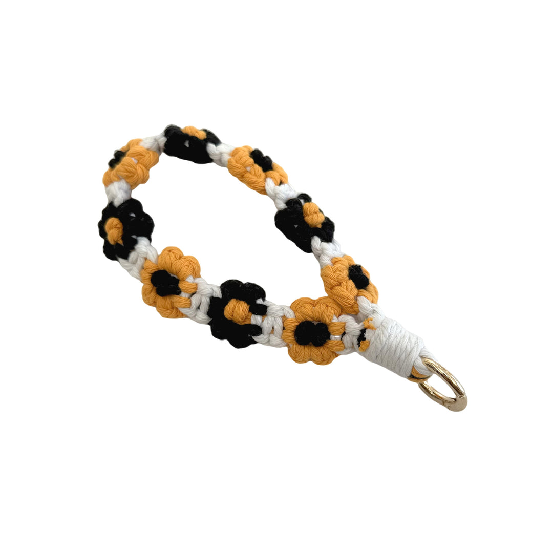 Floral Macrame Keychain Holder Bowlift