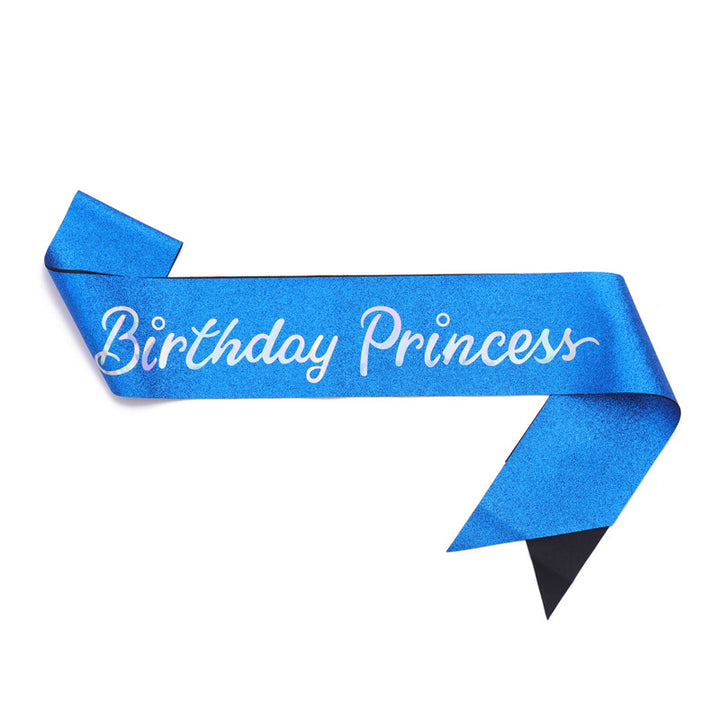 Women's Glittering Birthday Sash Bowlift