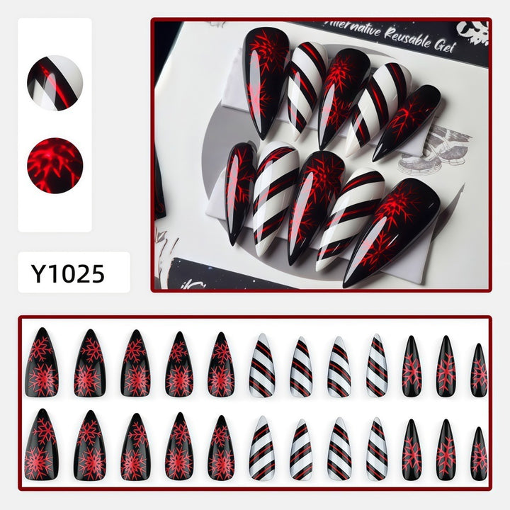 Creative Nail Art with Geometric Design Bowlift