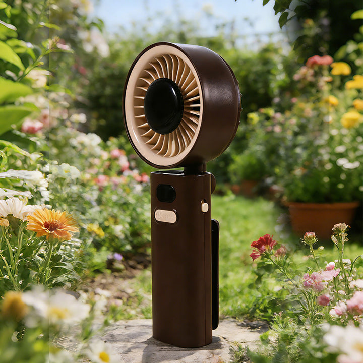 Women portable USB fan with innovative design Bowlift