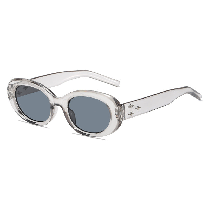 Retro Oval Frame Sunglasses Bowlift