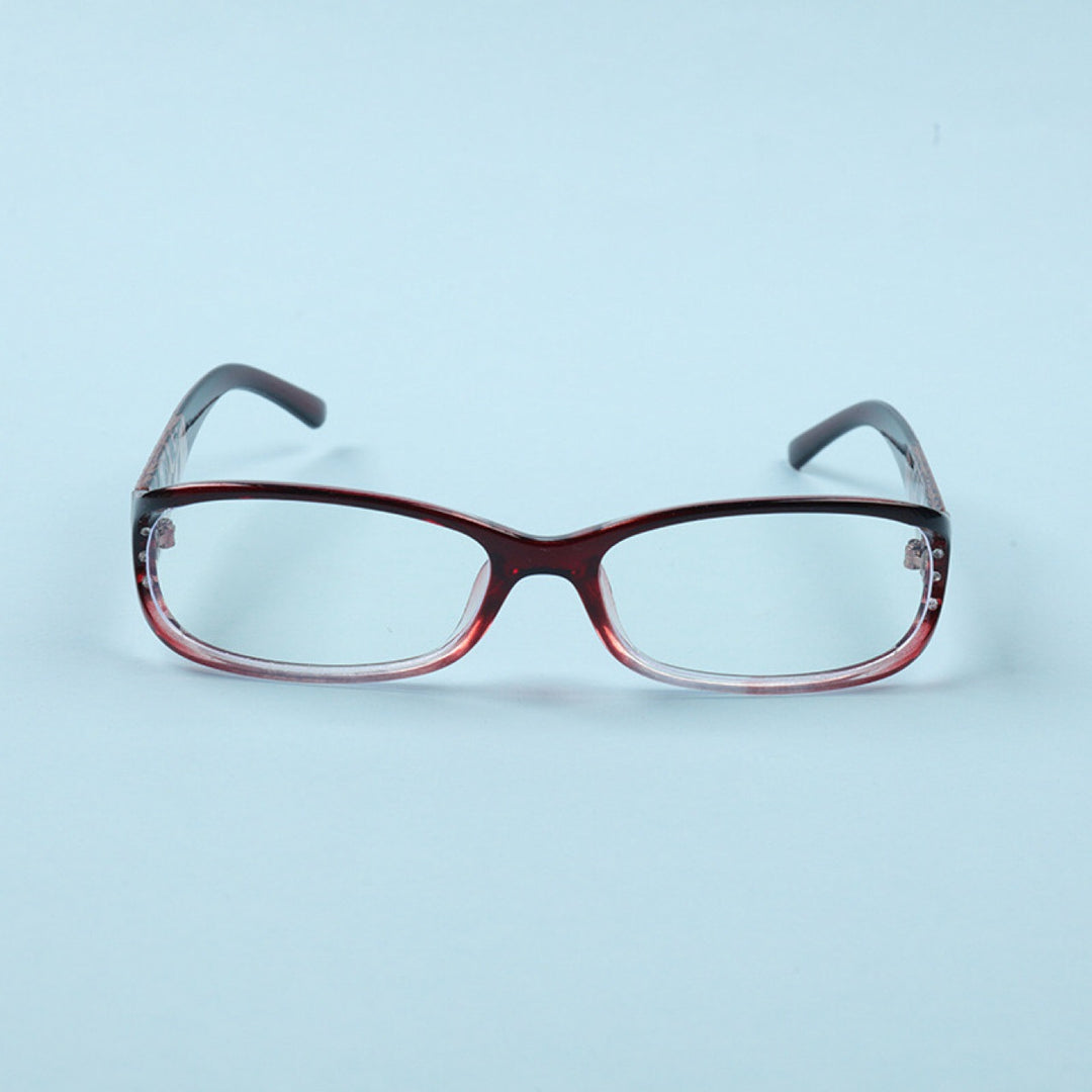 Lightweight rectangular reading glasses with flexible spring hinges Bowlift