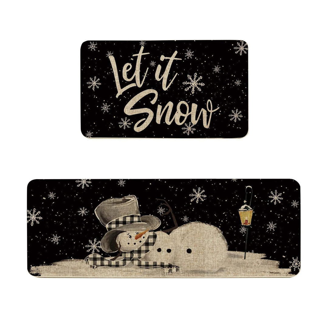 Festive Welcome Door Mat Bowlift