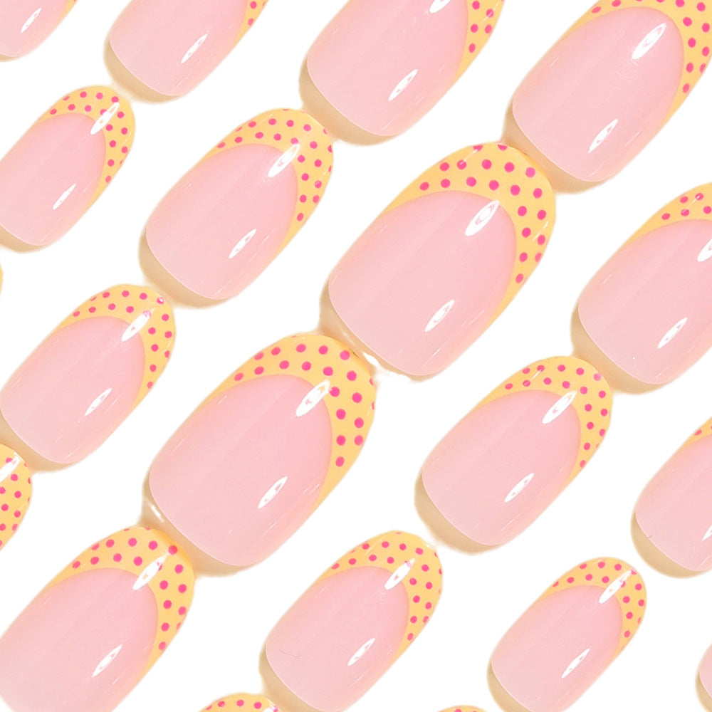 Chic Polka Dot Nail Design Bowlift