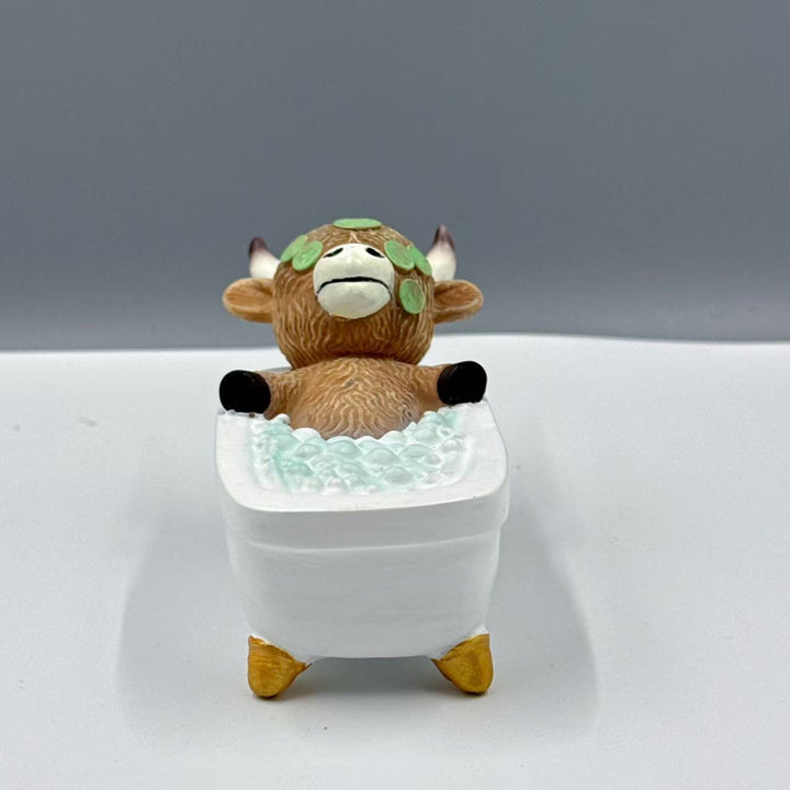 Duck figure in stylish relaxation bath Bowlift
