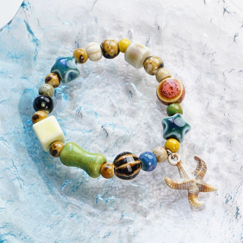 Heart-Shaped Beaded Bracelet Bowlift