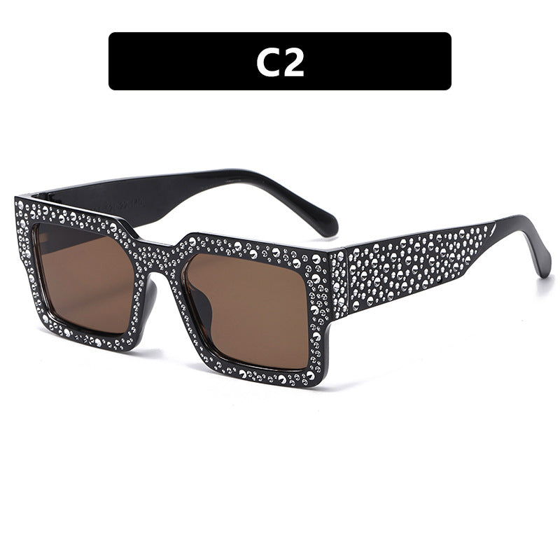 Women's extravagant sunglasses with sparkling accent Bowlift