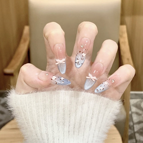 Ombre Stiletto Press-On Nail Set Bowlift