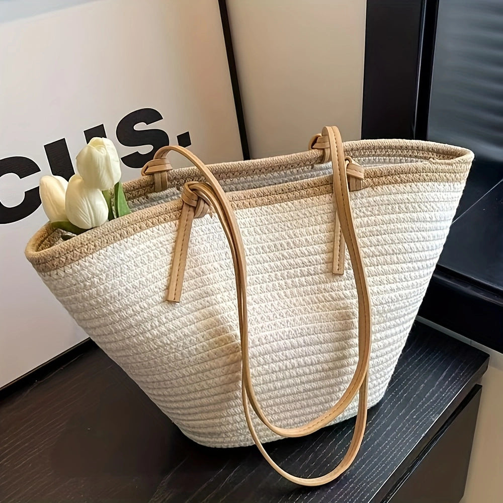 Beach bag with braided structure Bowlift