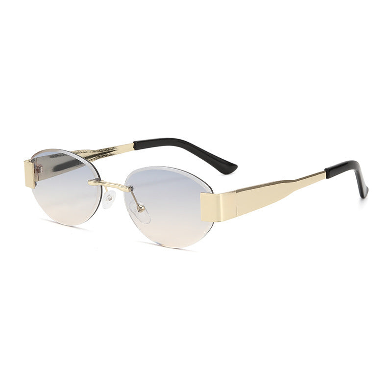 Women's glamorous sunglasses with clear, elegant frame and protective UV filter Bowlift