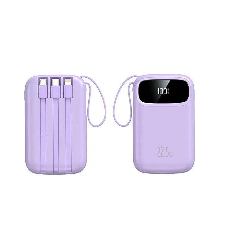 Portable power bank with integrated charging ports Bowlift