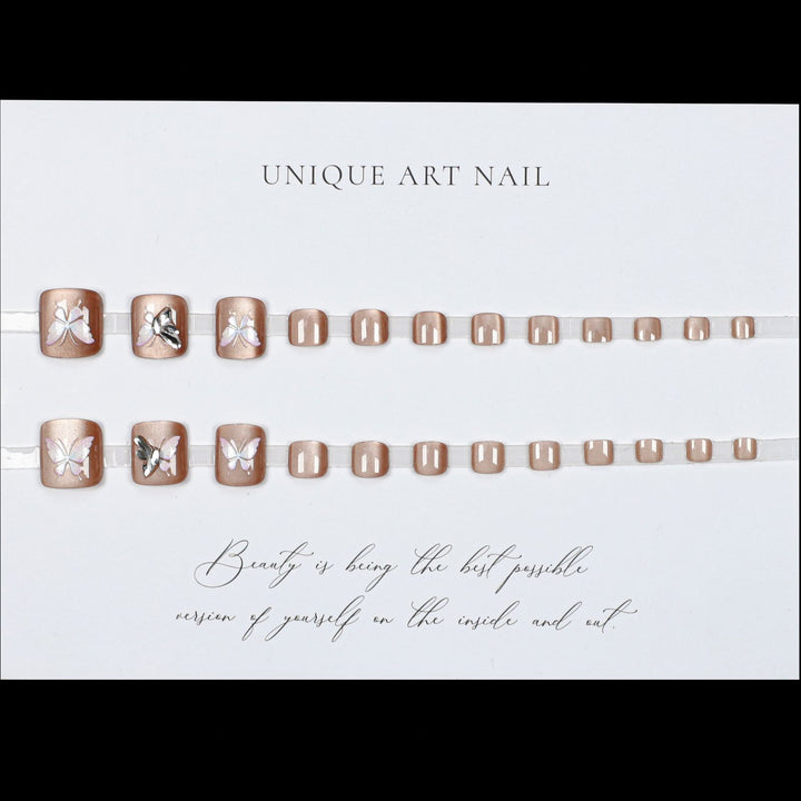 Decorative Butterfly Toe Nail Art Bowlift