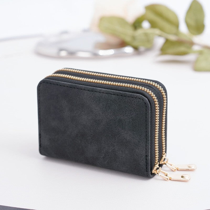 Double Folded Wallet Made of High-Quality Genuine Leather Bowlift