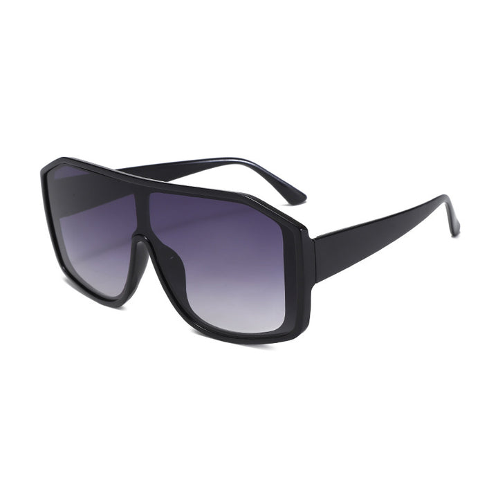 Ladies Fashion Oversized Sunglasses in Futuristic Design Bowlift