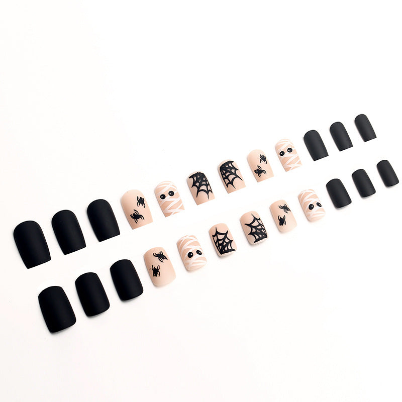 Artificial nail set with unique patterns Bowlift