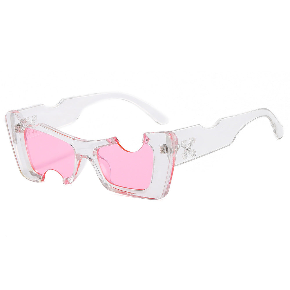 Women futuristic designer sunglasses Bowlift