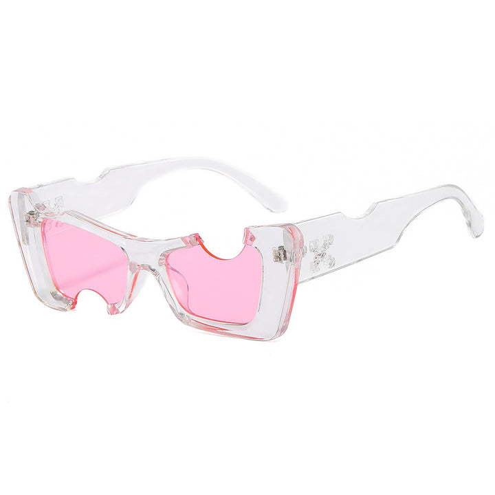 Women futuristic designer sunglasses Bowlift