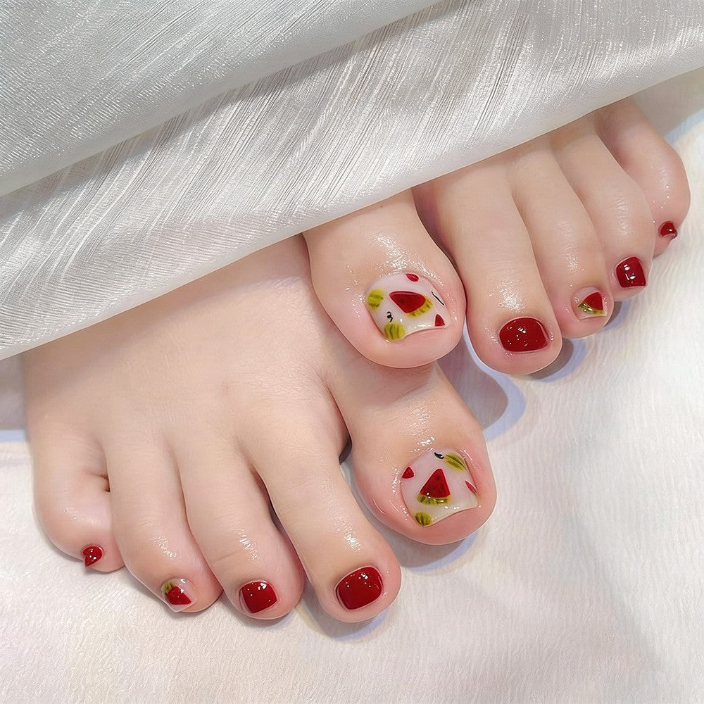 Elegant toenail art Bowlift