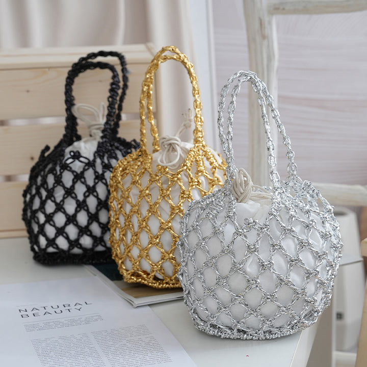 Fashionable mesh handbag Bowlift