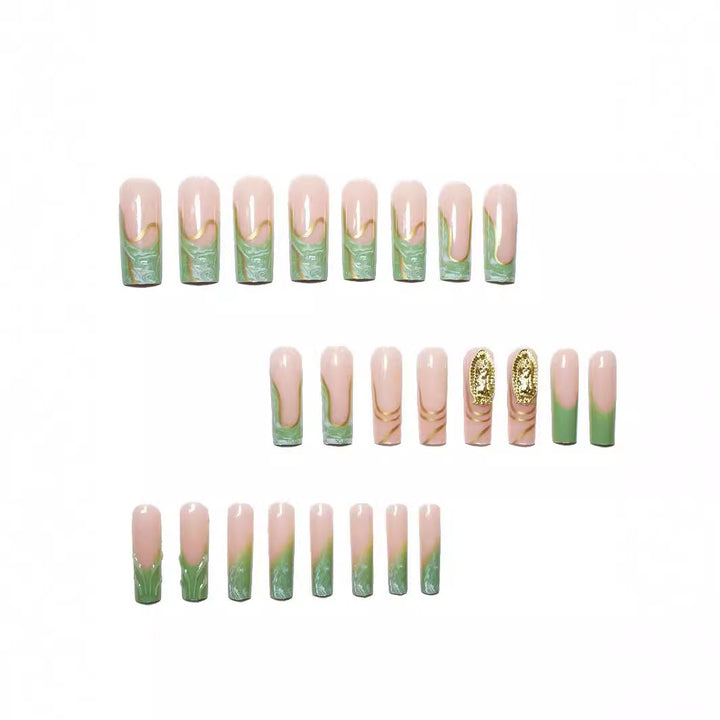 Elegant Detailed Nail Art Extensions Bowlift
