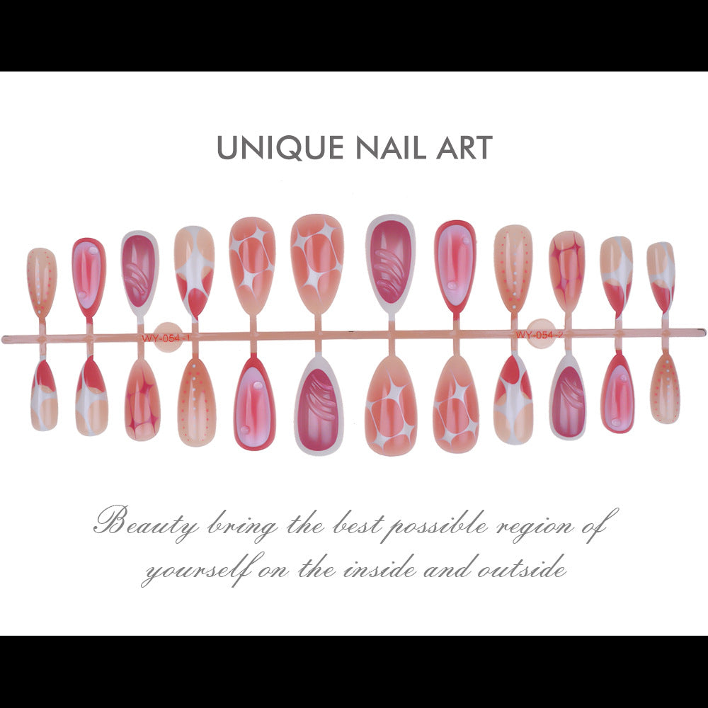 Elegant Artistic Press-On Nail Set Bowlift 1787294328