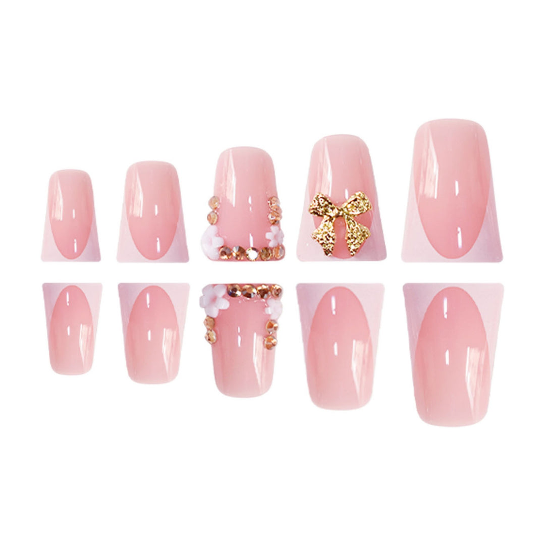Decorative Press-On Nail Art Set Bowlift