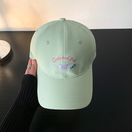 Playful Graphic Baseball Cap
