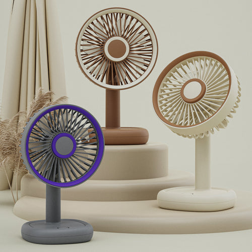 Unisex table fan with flexible tilt angle Bowlift