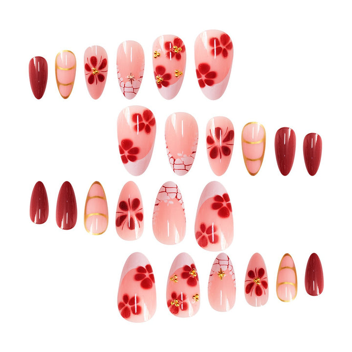 Artistic Elegant Press-On Nails Bowlift