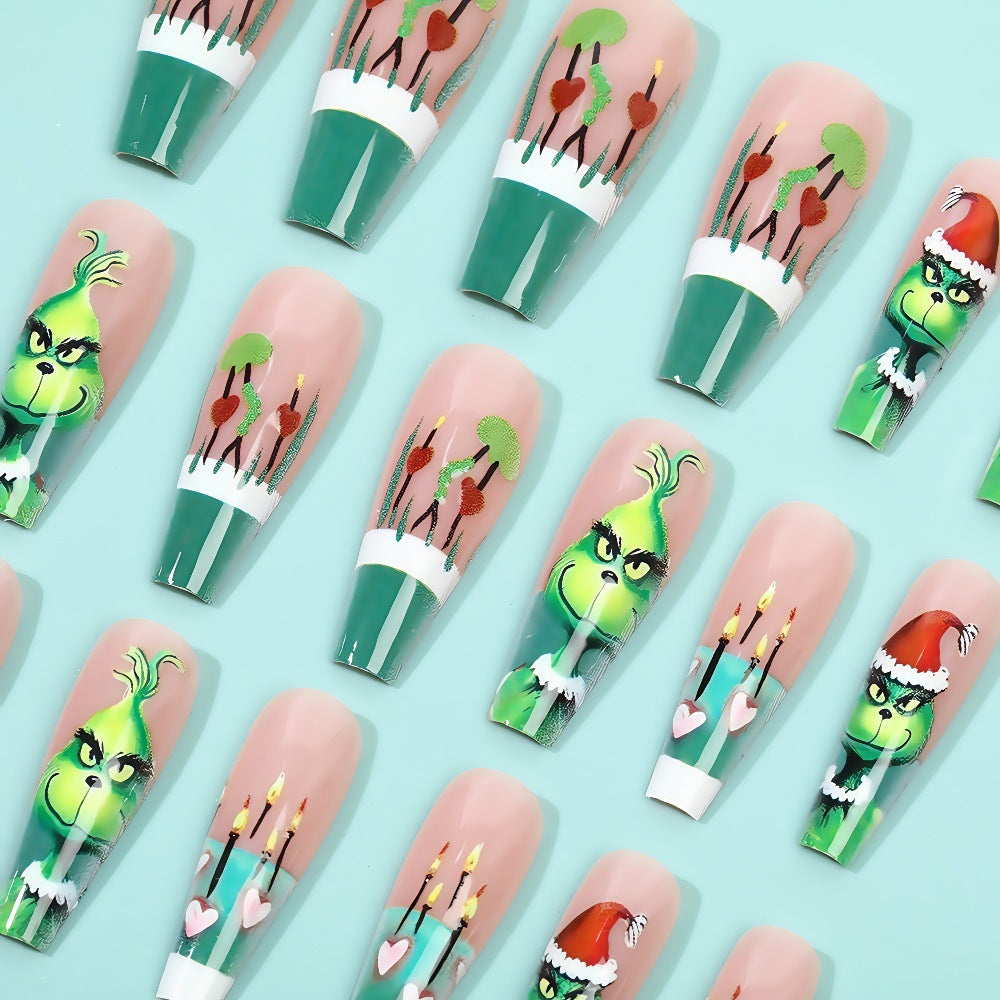 Creative Christmas Art Nails Bowlift