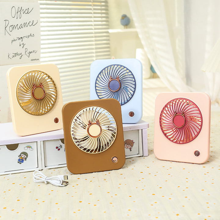 Women portable mini fan in cute monkey design Bowlift