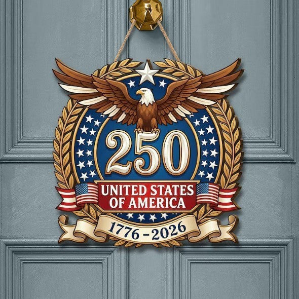 Unisex nan patriotic anniversary commemorative circular resin wall plaque with high-relief eagle Liberty Bell and Statue of Liberty personalization Bowlift