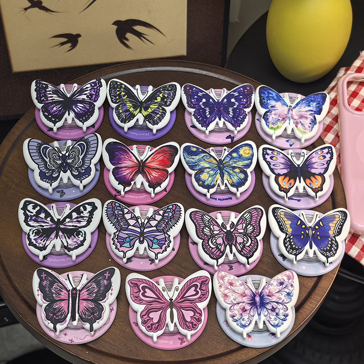 Butterfly-Themed Phone Grip Bowlift