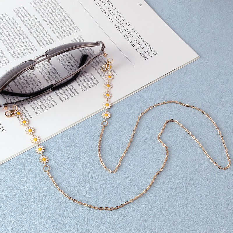 Floral Charm Eyewear Chain Bowlift