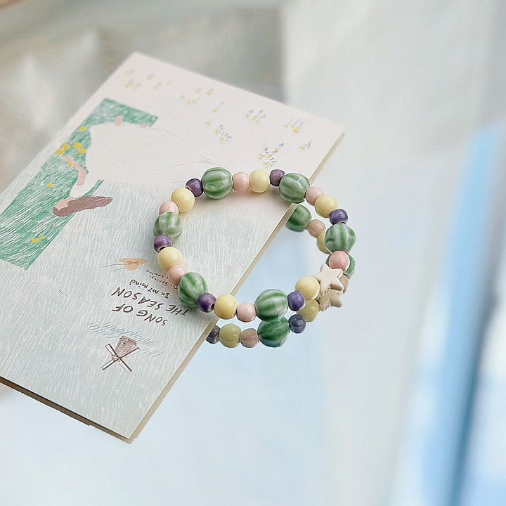 Heart-Shaped Beaded Bracelet Bowlift