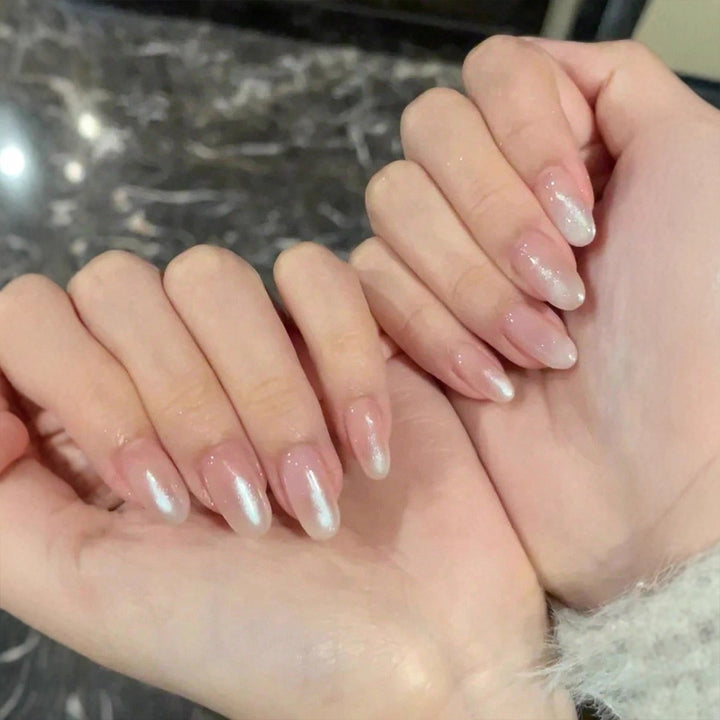 Elegant Floral Bow Press-On Nail Tips Bowlift