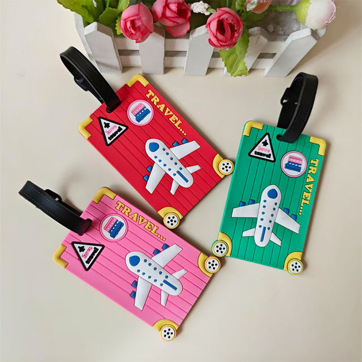 Unisex luggage tag in creative travel design Bowlift