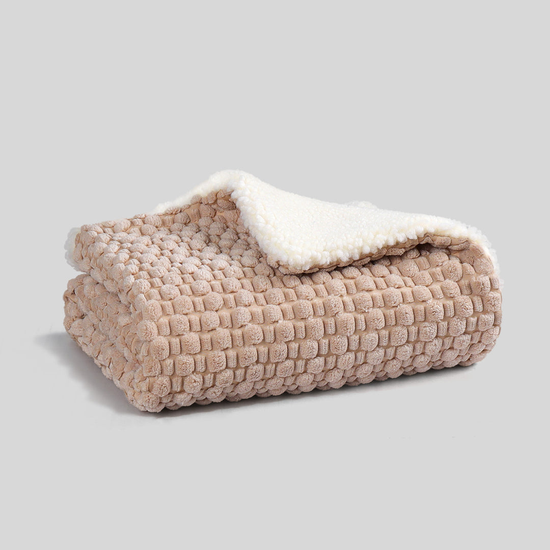 Women's Cozy and Reversible Blanket with High-Quality Surface Texture Bowlift