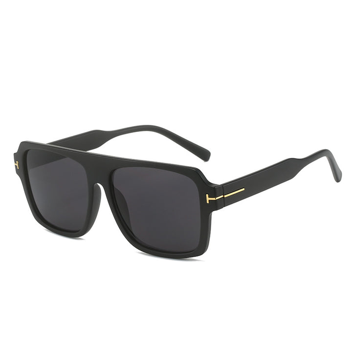 Women's square sunglasses with stylish, transparent frame Bowlift