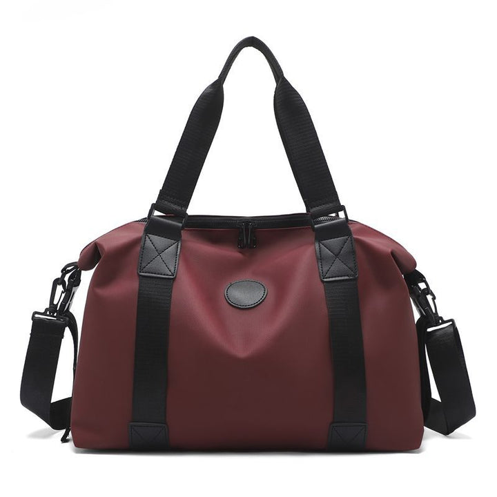 Sporty Travel Bag With Reinforced Interior And Removable Shoulder Strap Bowlift