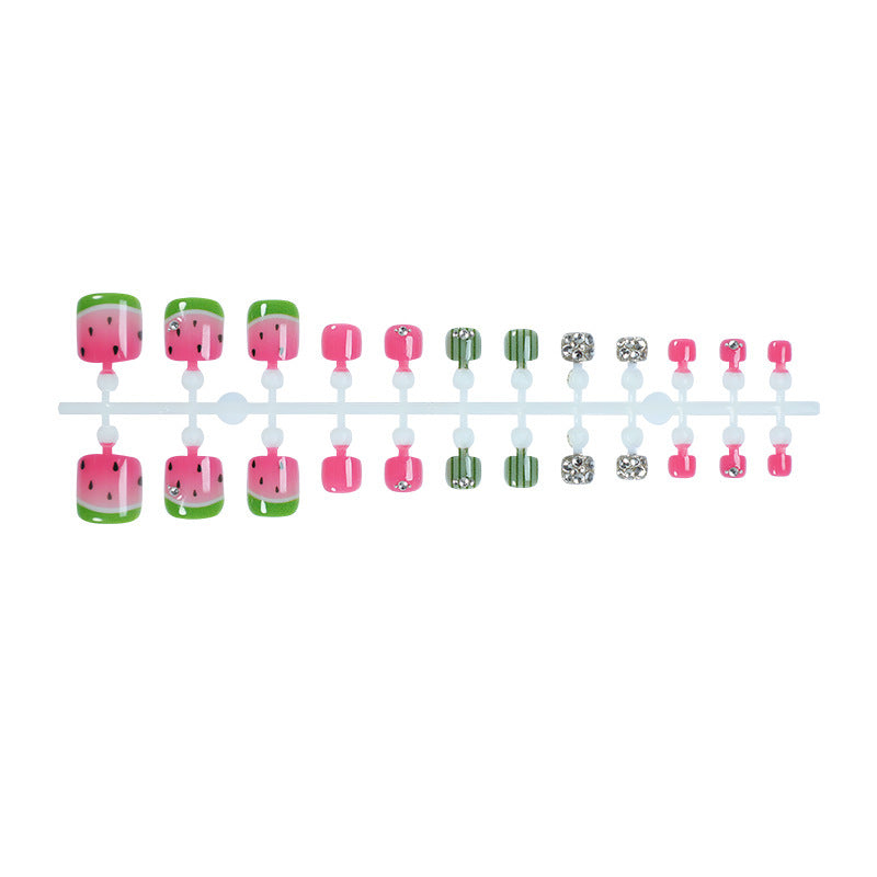 Creative Nail Design Set with Watermelon Elements Bowlift