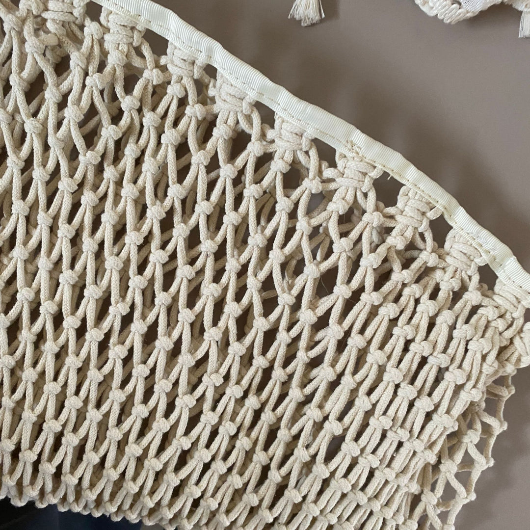 Hand-knotted shopping net bag Bowlift
