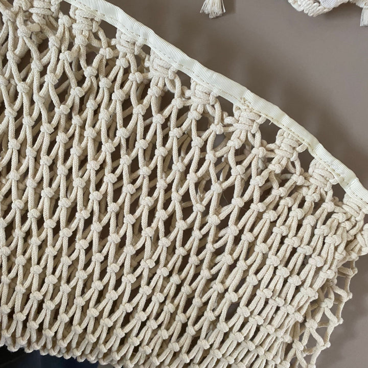 Hand-knotted shopping net bag Bowlift