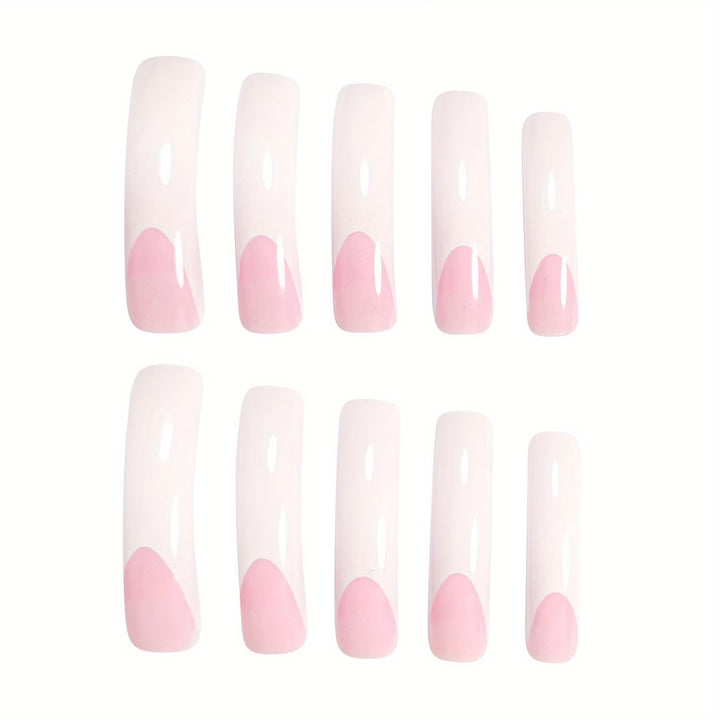Elegant Stiletto Press-On Nail Extensions Bowlift