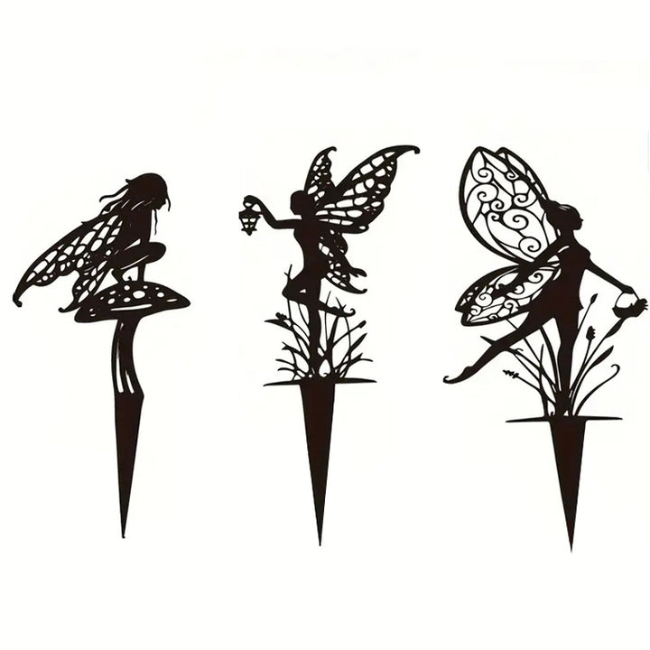 Garden stake with fairy motif Bowlift